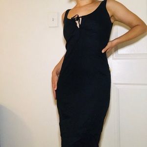 Long black dress